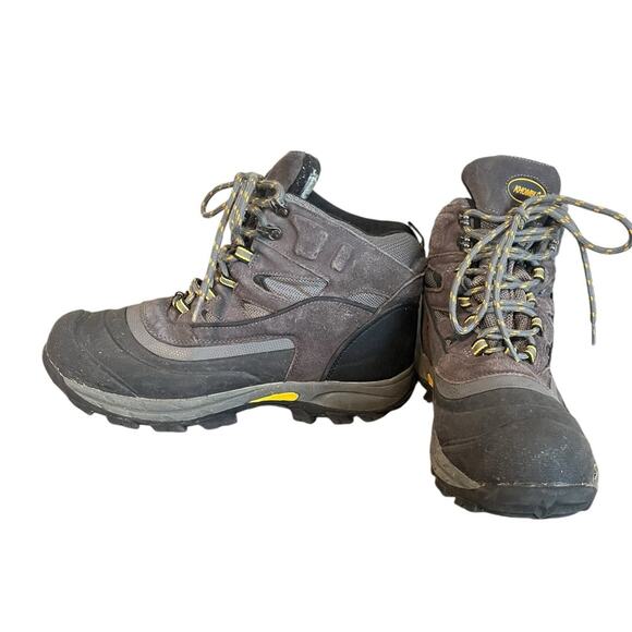 KHOMBU Flume 2‎ Gray Leather Outdoor Hiking Boots Men's Size 11 - Picture 1 of 11